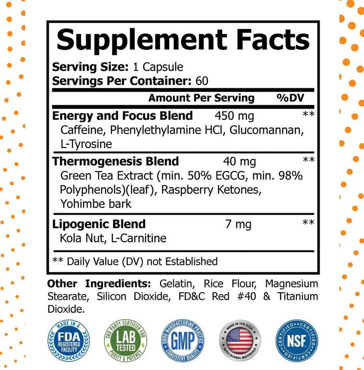Thermogenic Fat Burner & Weight Loss Supplement Y52848