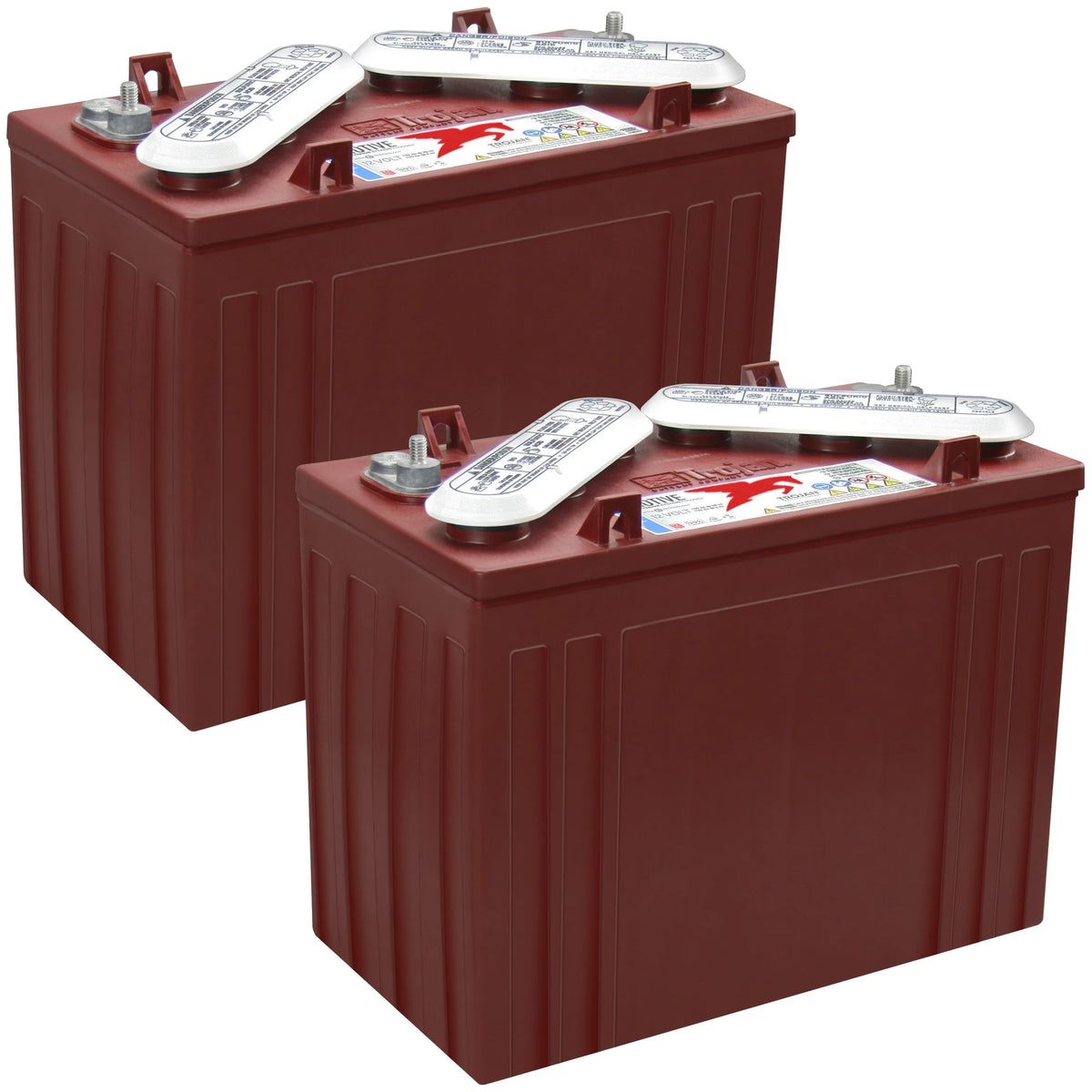 12V 150Ah Flooded Lead Acid Deep Cycle Battery x2 K805676