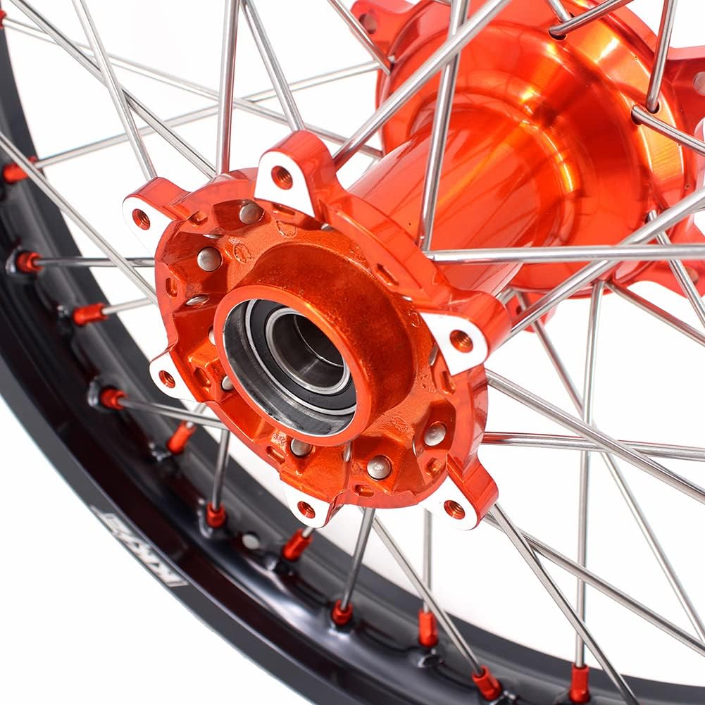 21'' 18'' Enduro Cast Motorcycle Dirtbike Wheels Rims W25527