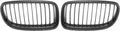 Black ABS Plastic Front Hood Kidney Grille M494