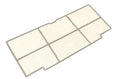 Front Air Filter for Air Conditioner Y228