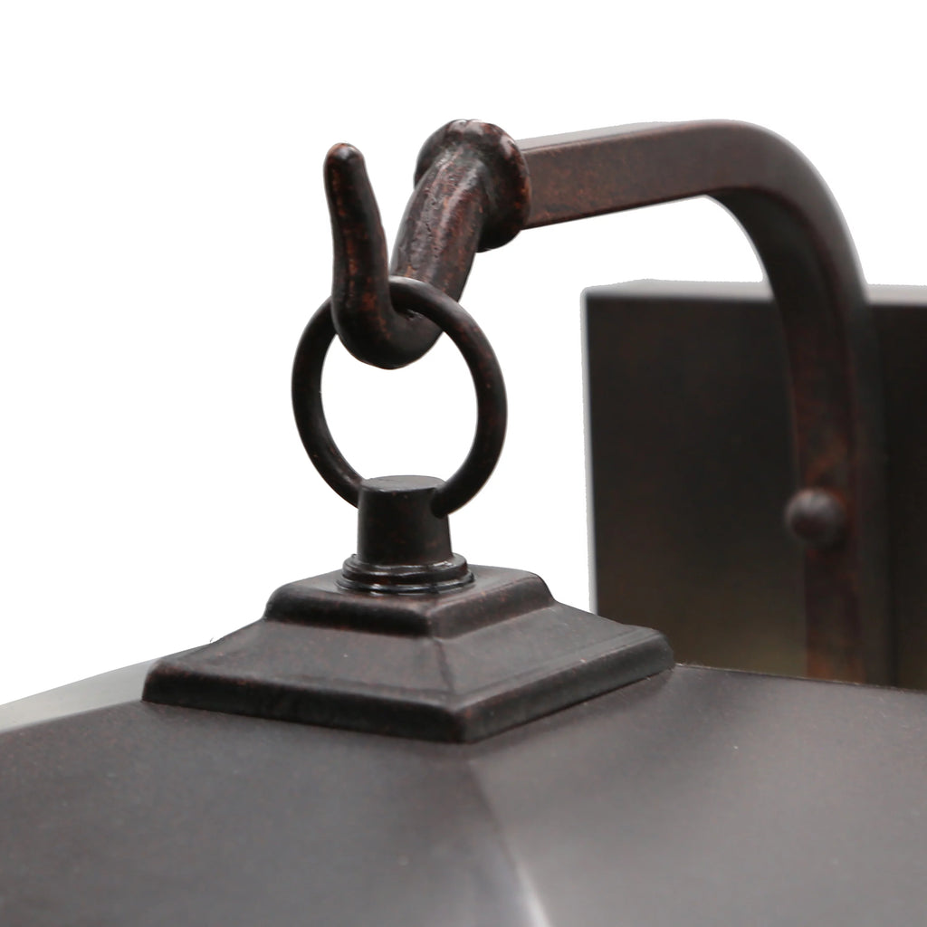Bronze Stained Glass Wall Sconce X604