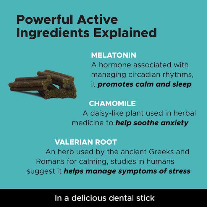 Hemp Calming Dental Treats for Dogs Z8899