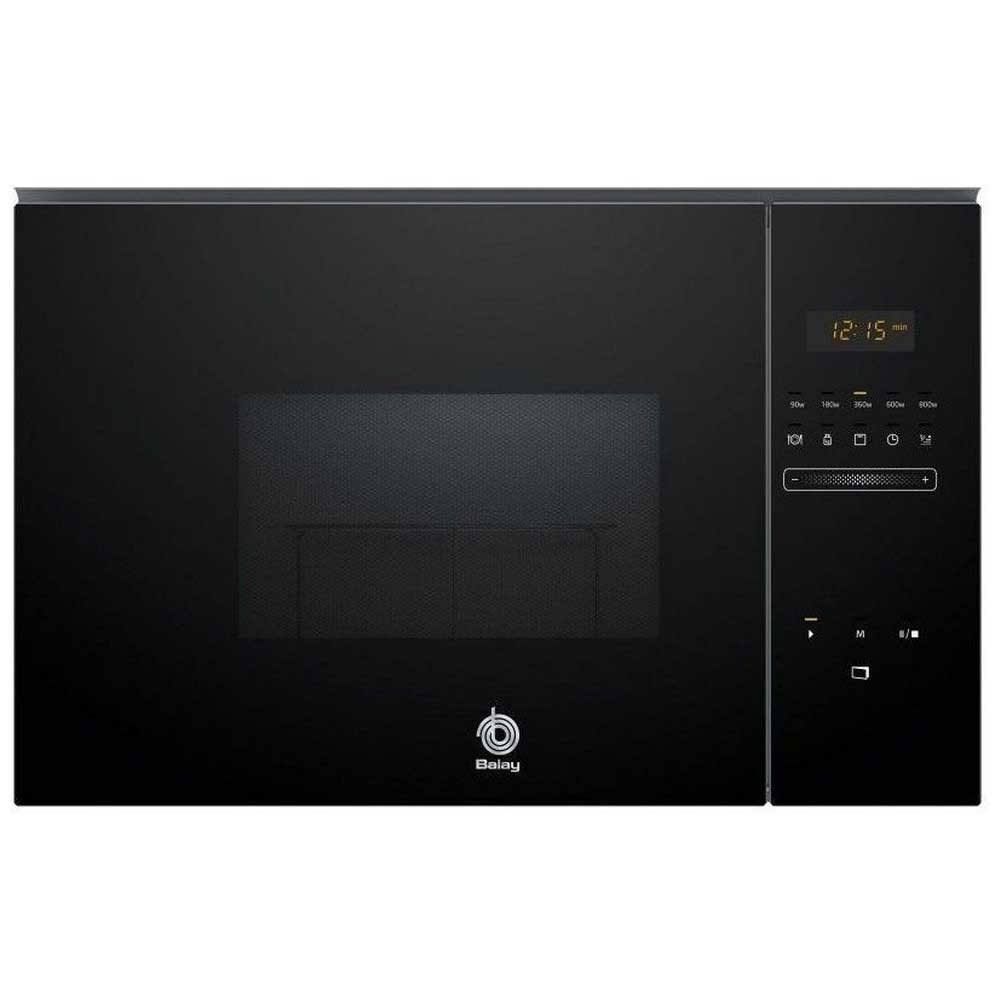 Black Built-in Microwave 20 L Touch Control 1270W X7112