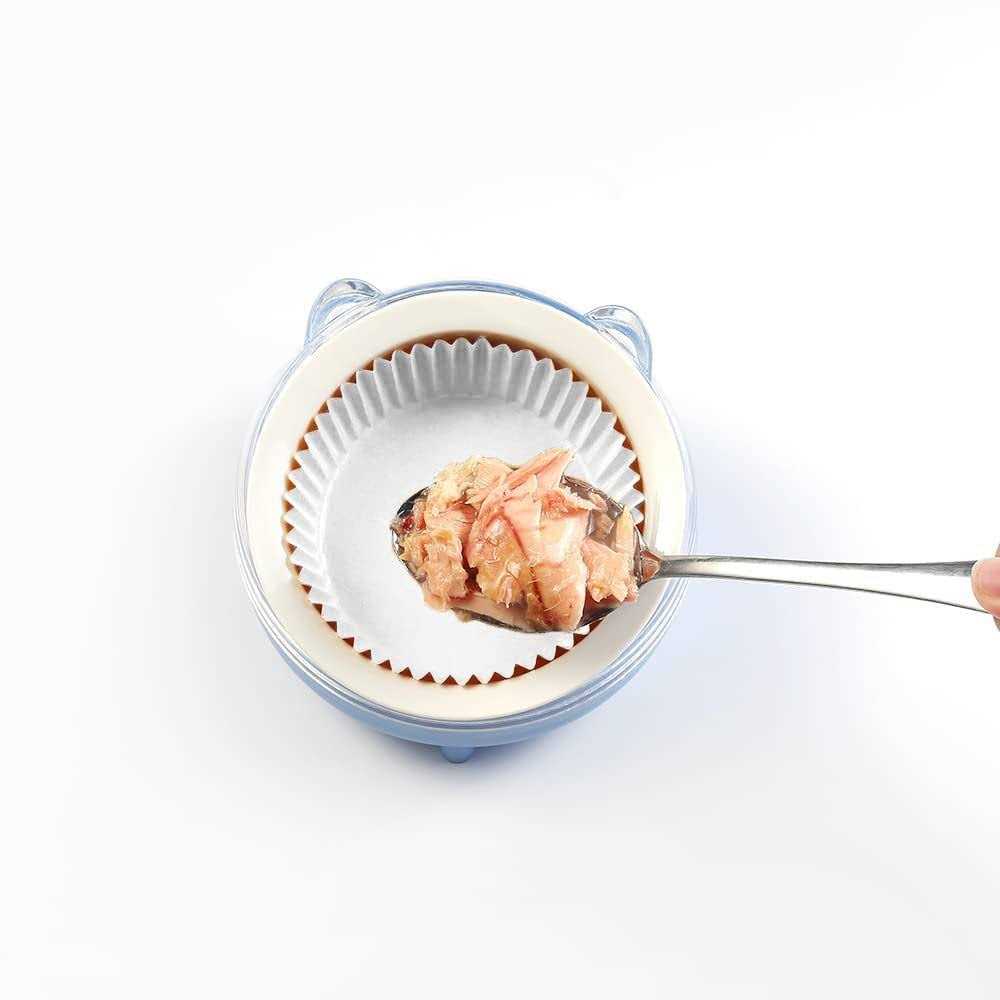 200 Pcs White Disposable Pet Feeding Bowls P20283