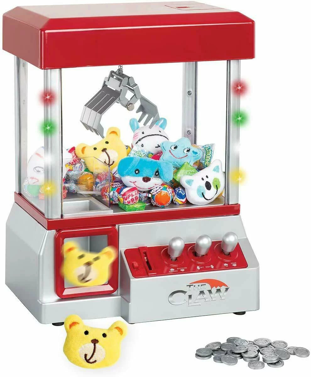 Claw Machine Arcade Game Candy Grabber Prize Dispenser Toy V870601