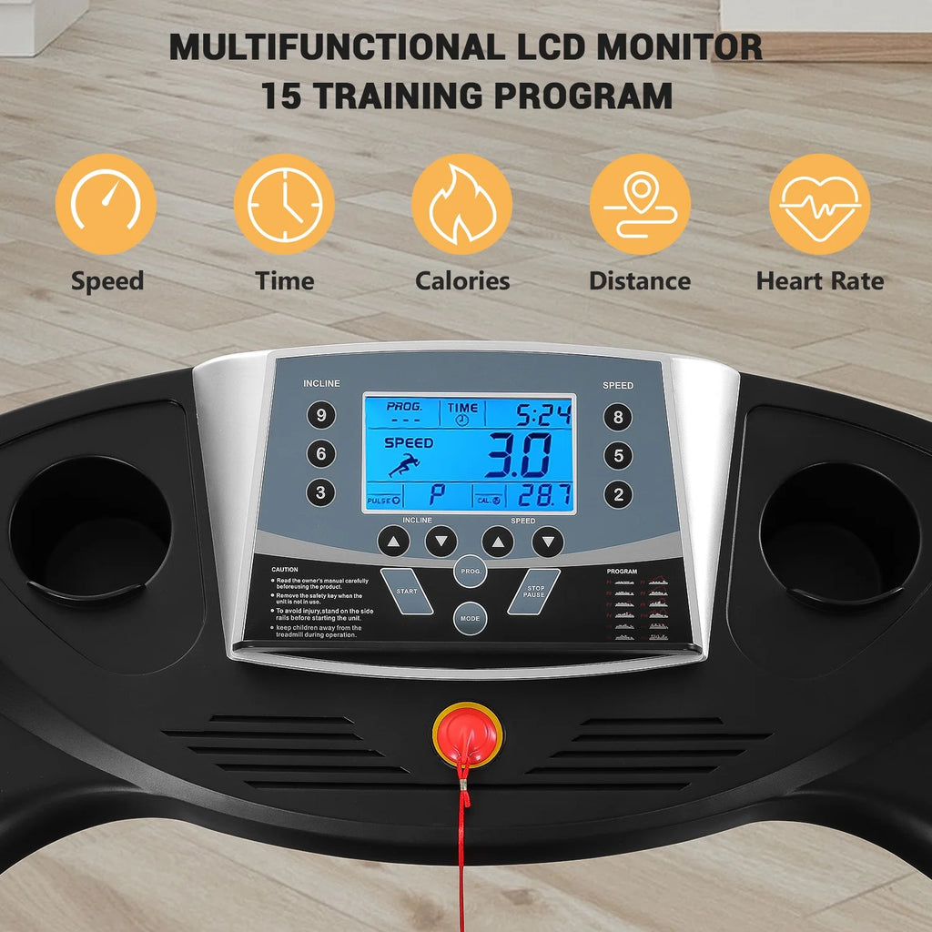 2.5 HP Treadmill with 12% Auto Incline J701004