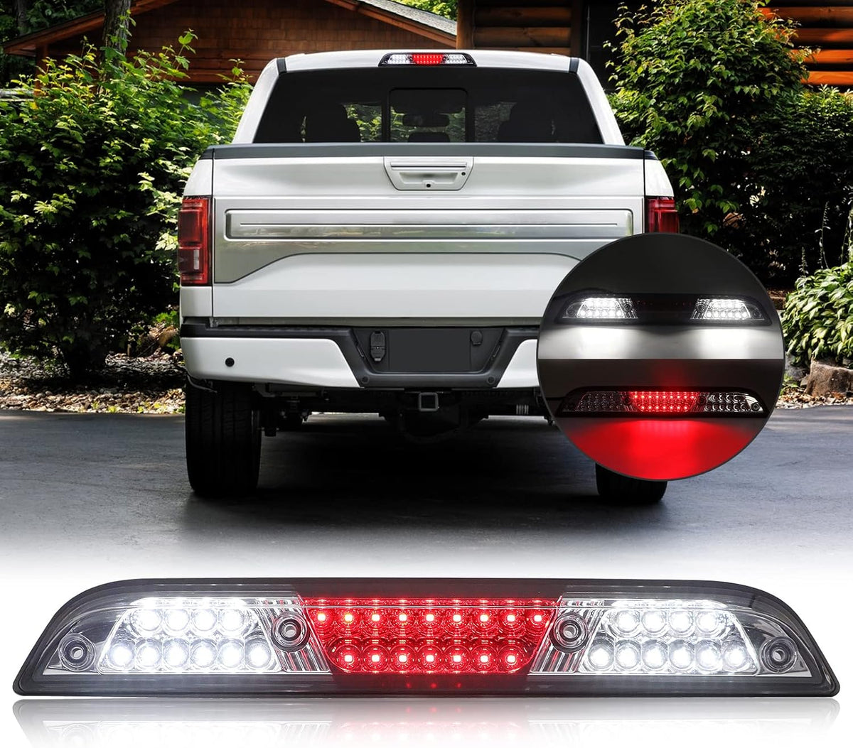 Third Brake Light Clear Lens LED Cab Roof Cargo Light Z383104