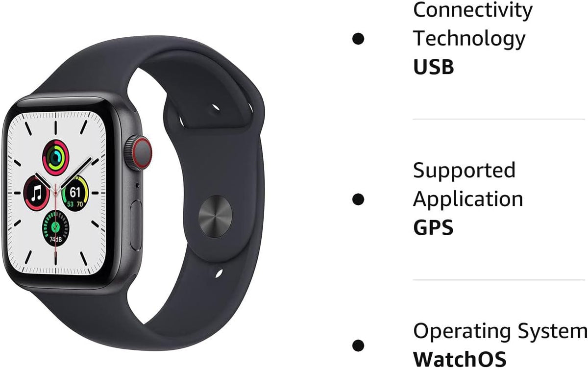 44mm Space Gray Aluminum Case with Midnight Sport Band Watch Y930870