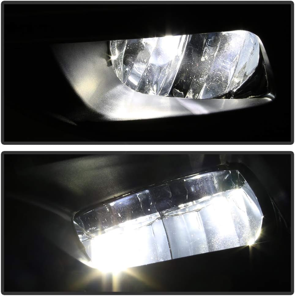 LED Bumper Fog Lights Lamps with Switch Assembly Driver & Passenger Side V2092