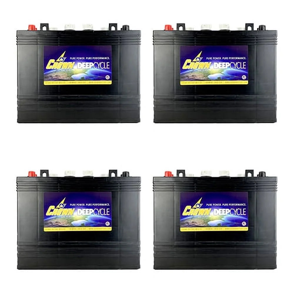 4 Pack 48V 12 Volt Golf Cart Batteries B162