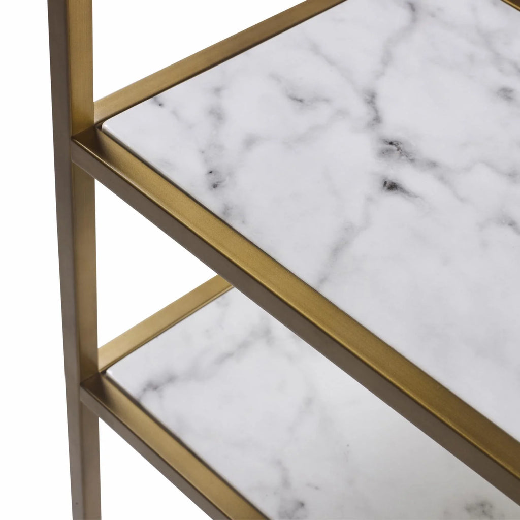 Marble-Look 5-Tier Display Shelf Z276