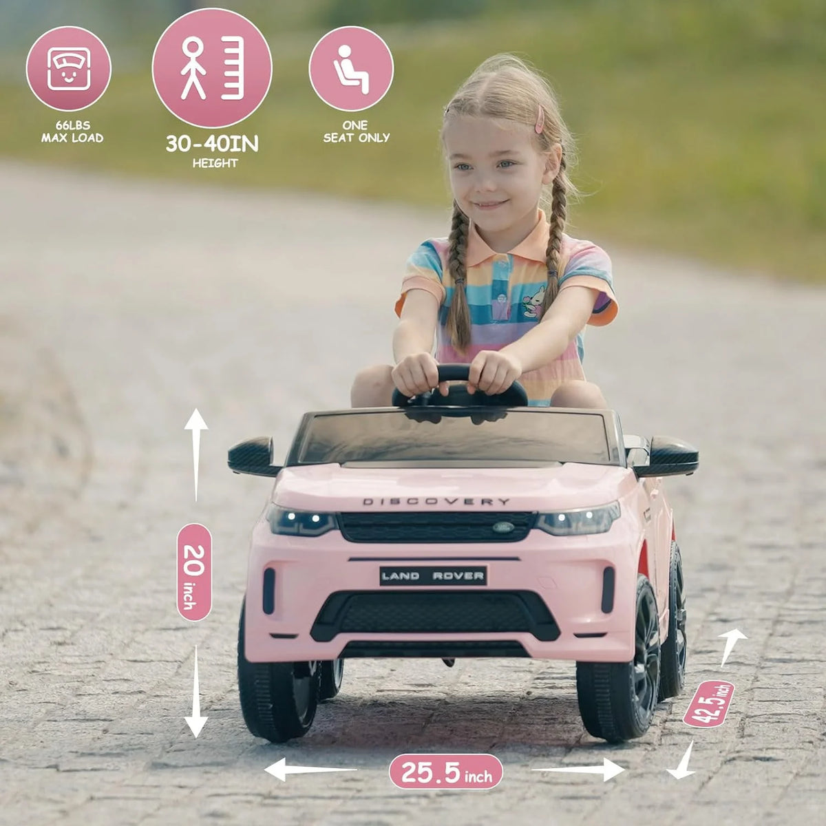 12V Lithium Battery Powered Kids Ride on Car with Parent Control N415987