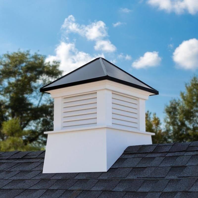 18x22 x 22x22 Black Aluminum Roof Cupola R9463