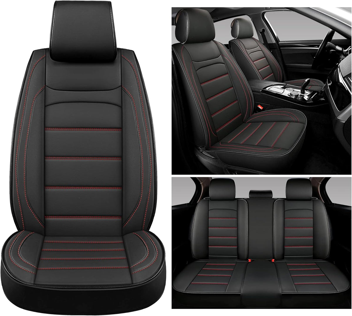 Leather Car Seat Covers Full Set T647046