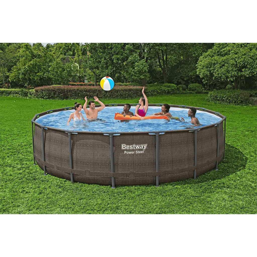 18 x 48 Round Above Ground Pool Set Z19303