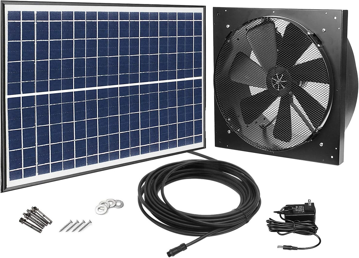 Solar Powered Exhaust Fan with Thermostat A331