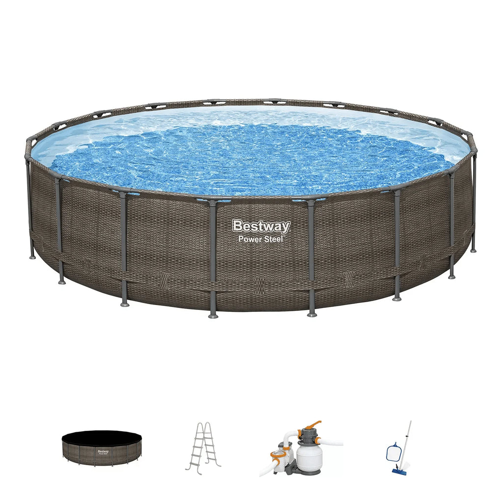 18 x 48 Round Above Ground Pool Set Z19303