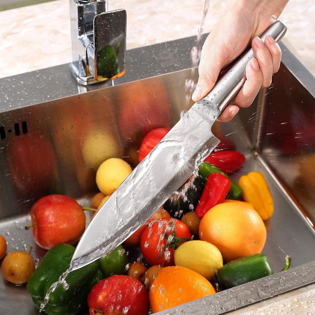 5 Pc German Stainless Steel Chef Knife Set C393