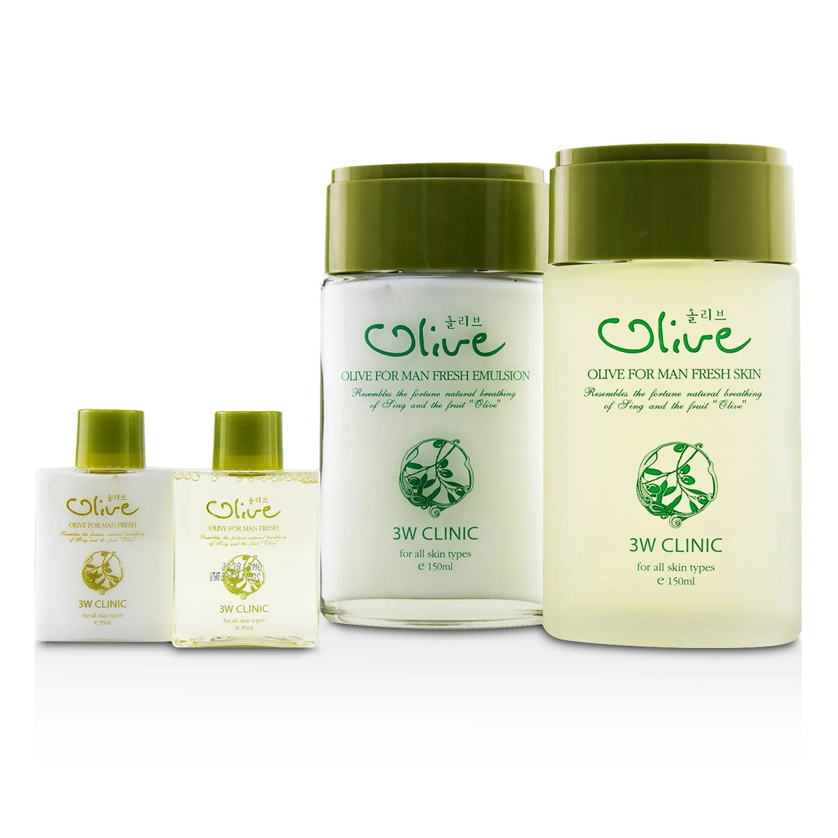Olive Fresh Skin Fresh Emulsion 4pcs Set F59179
