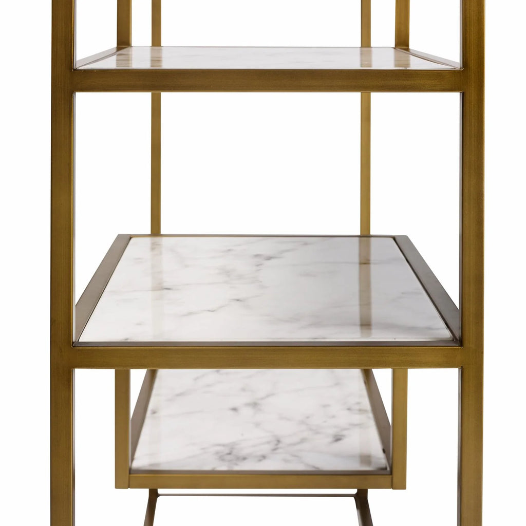Marble-Look 5-Tier Display Shelf Z276