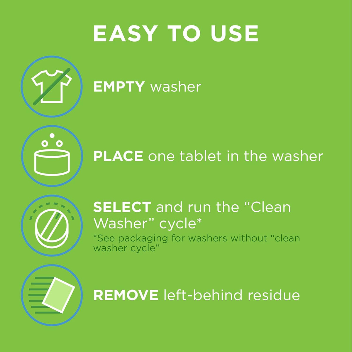 5 Tablets Washing Machine Cleaner U1856