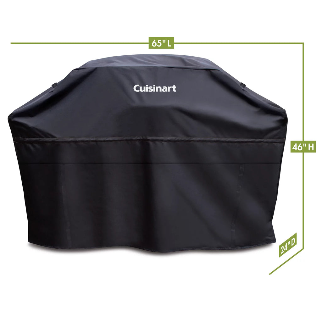 Black Heavy-Duty Rectangular Grill Cover R365