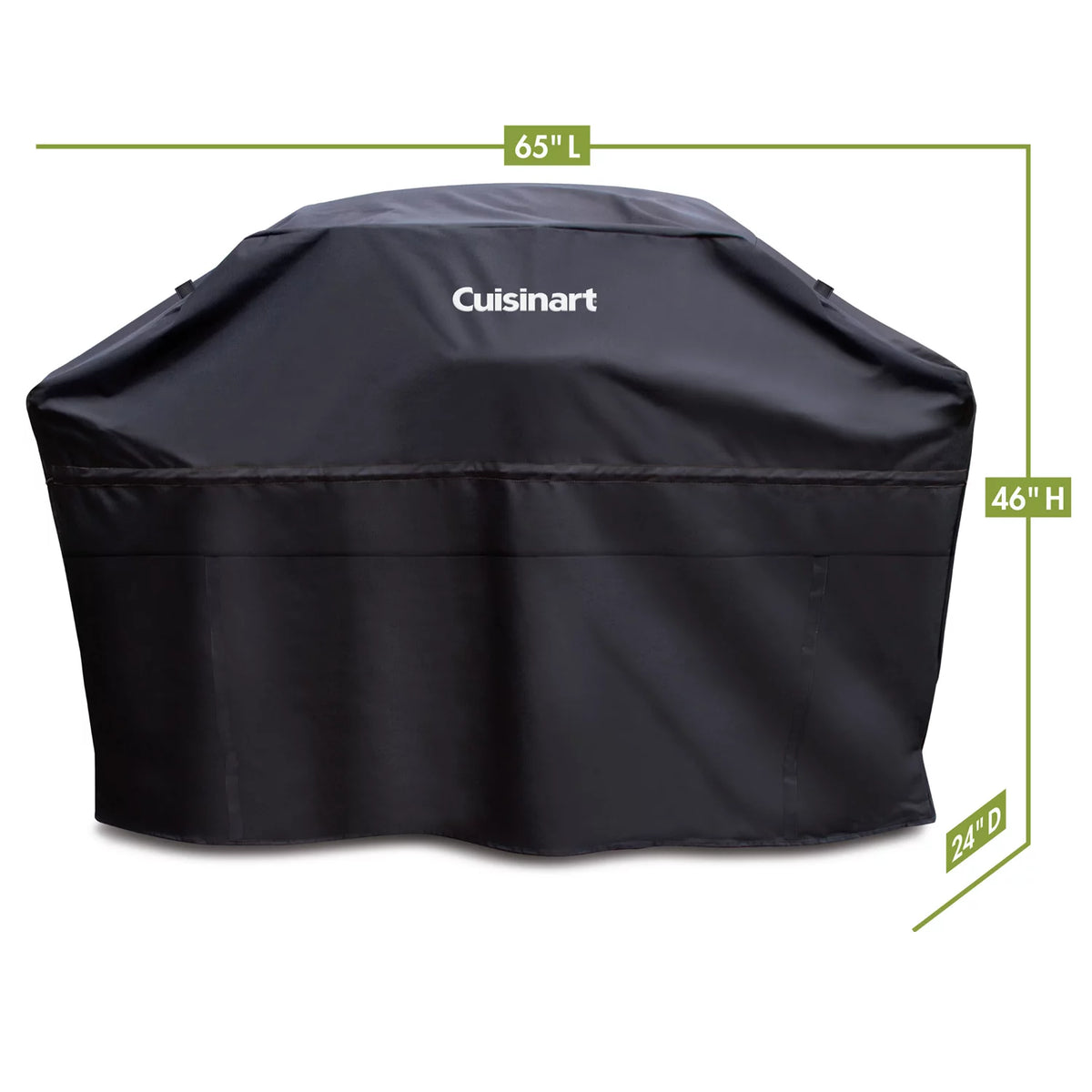 Black Heavy-Duty Rectangular Grill Cover R365