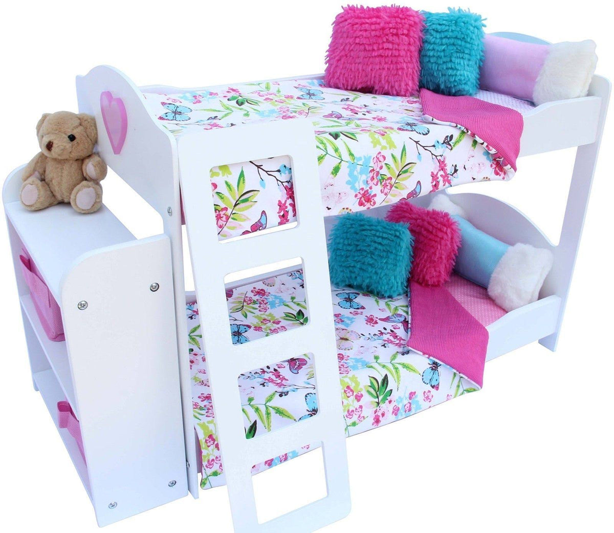 20 pc Doll Bedroom Set with Bunk Bed R16503
