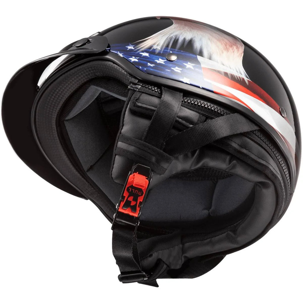 Black Adult Cruiser Helmet F8985