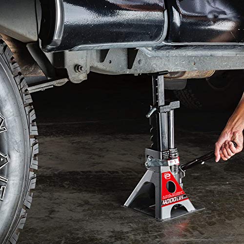 3 Ton Bottle Jack and Jack Stands with 6000 Pound Capacity R911