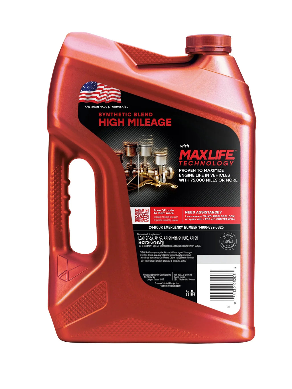 SAE 10W-30 High Mileage Motor Oil S43182
