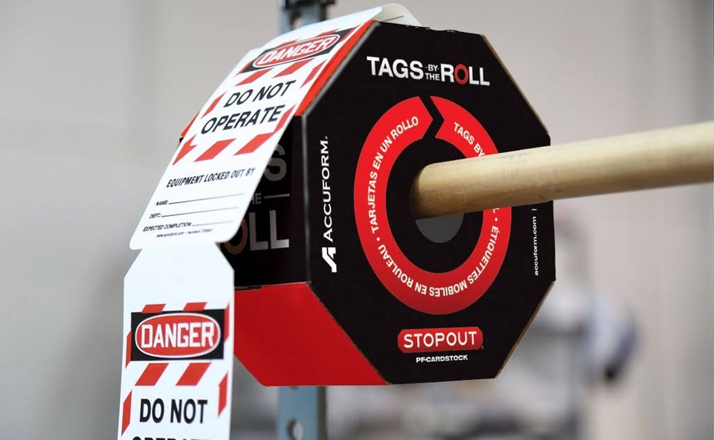 CAUTION Tag by The Roll R1692