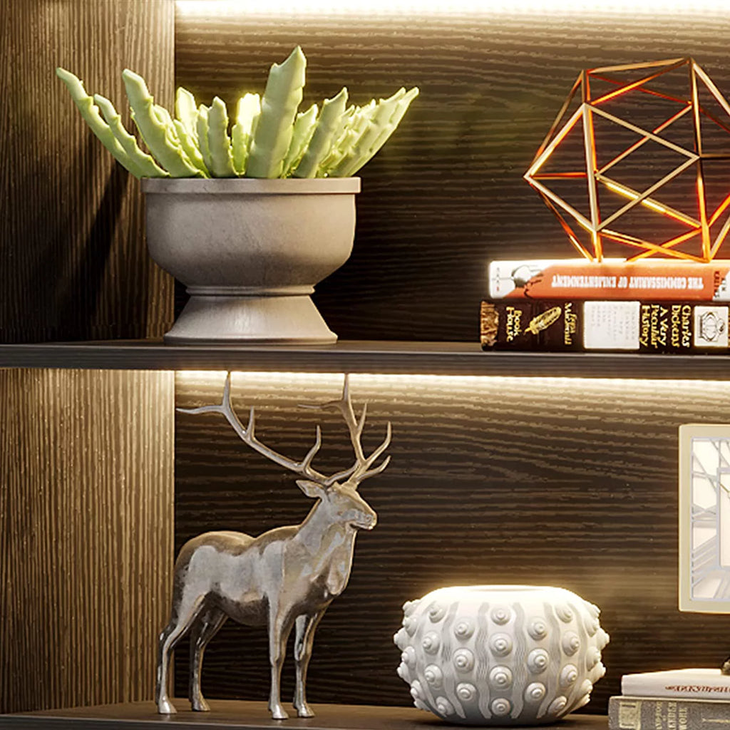 5 Shelf Bookcase with Led Lights L42336