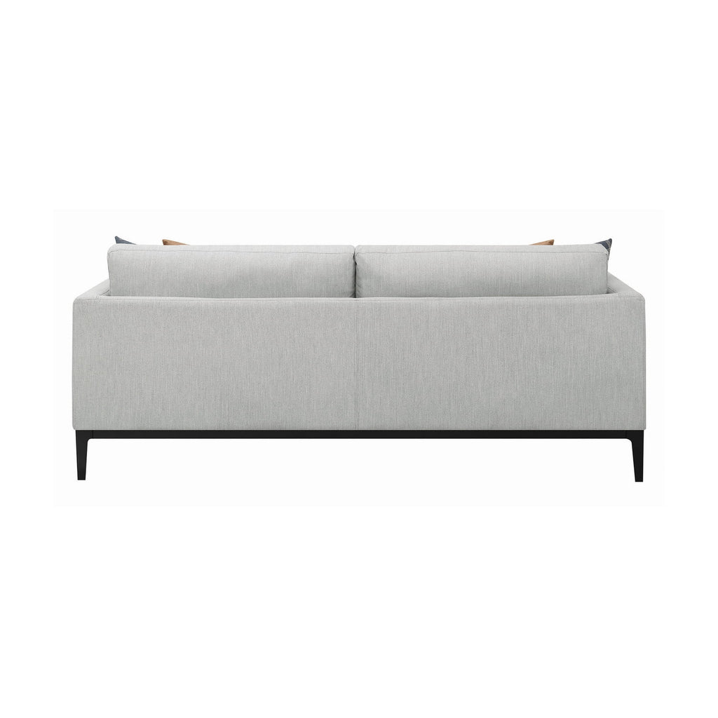 Light Gray Upholstered Fabric Sofa G803955