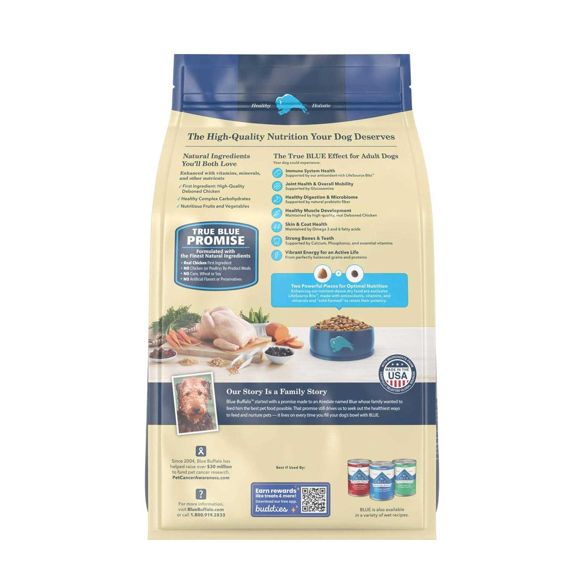 Adult Dry Dog Food Chicken and Brown Rice K338