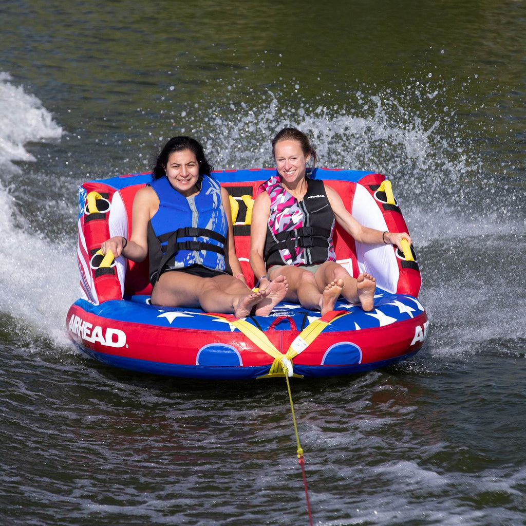 2-Person Towable Tube with Tow Rope U75376