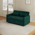 Green Velvet Sofa with Two Pillows X856140