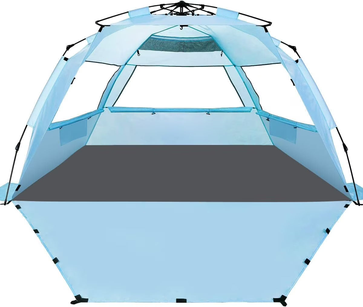 Light Blue Pop Up Beach Tent with Carrying Bag N279
