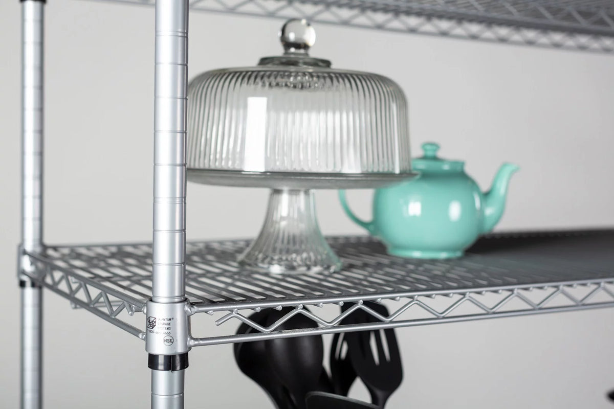 3 Tier Gray Starter Shelving Unit S781808