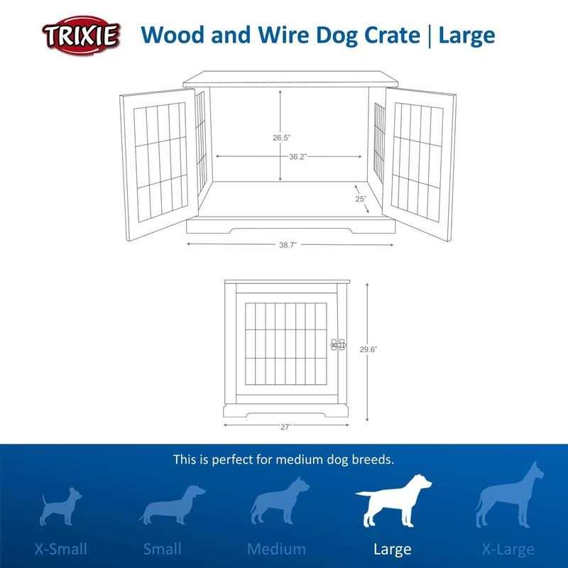 Indoor Pet Kennel End Table D291
