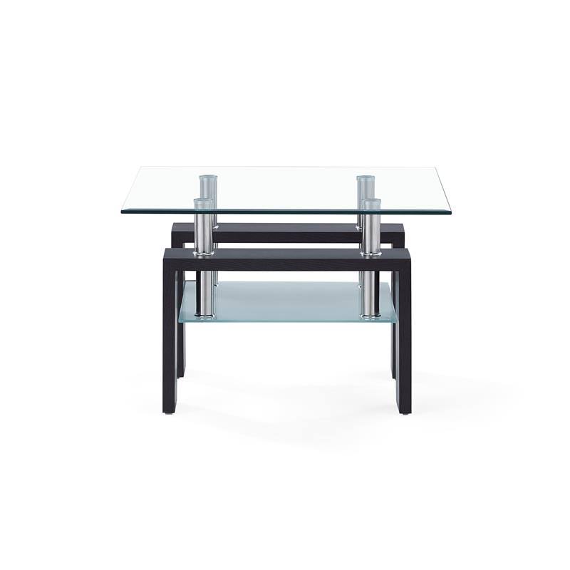 Dark Walnut Finish End Table U55366