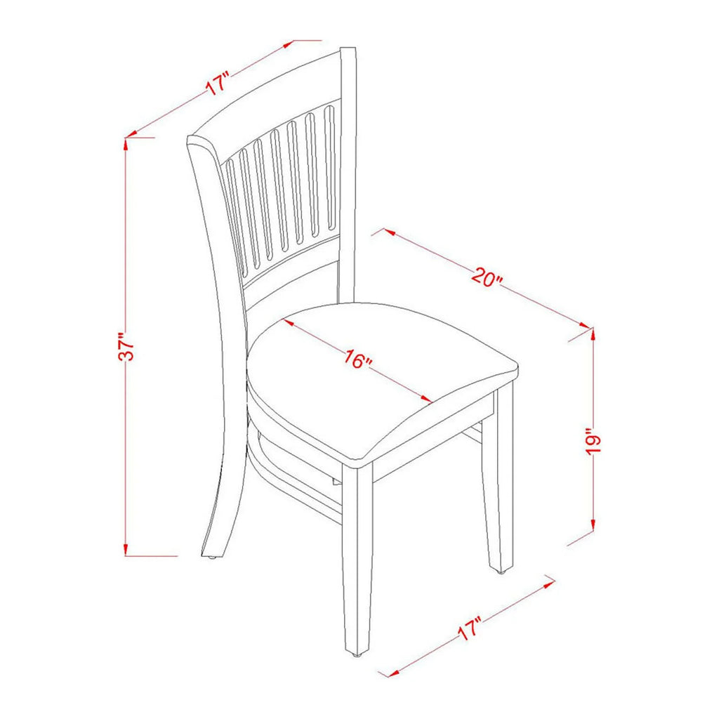 3 Pc Dining Room Table Set with 2 Chairs R459613