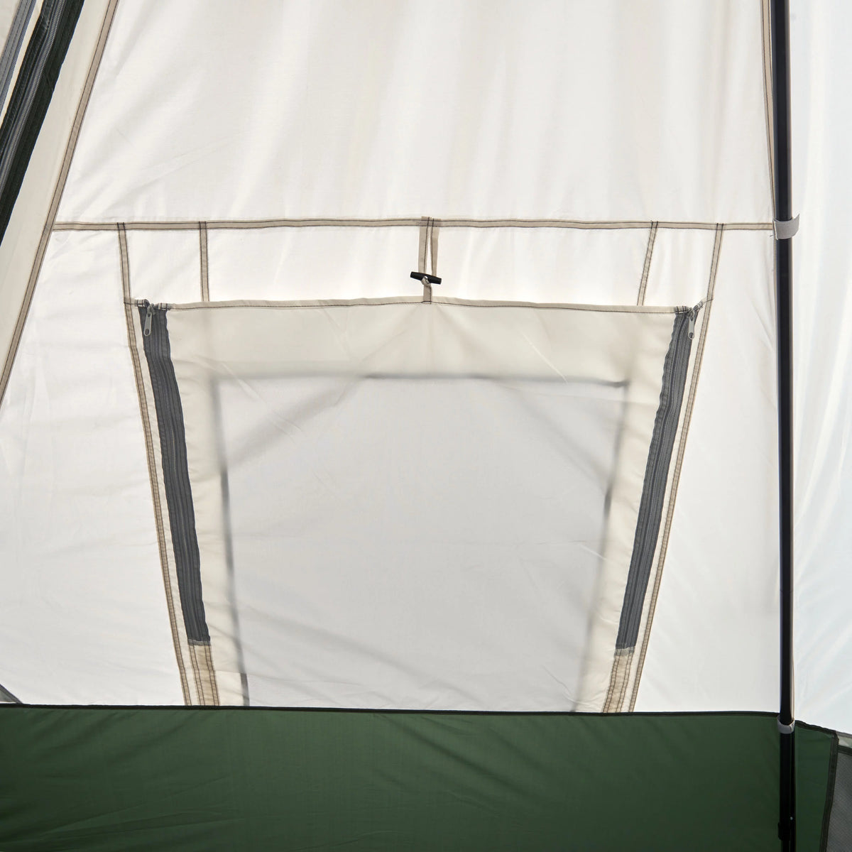 7-Person 1-Room Teepee Tent with Vented Rear Window, Green M587