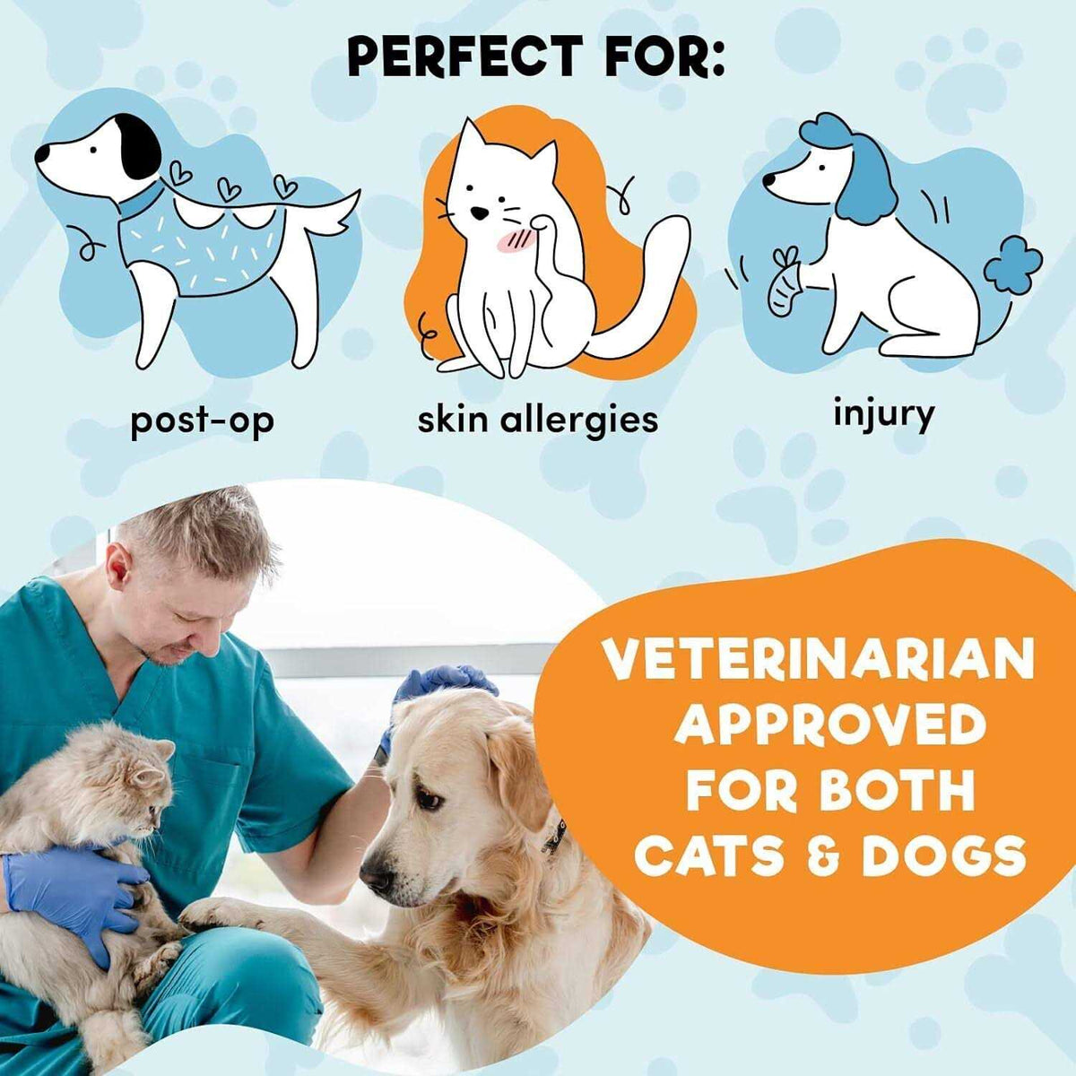 Inflatable Soft Pet Recovery Collar C723