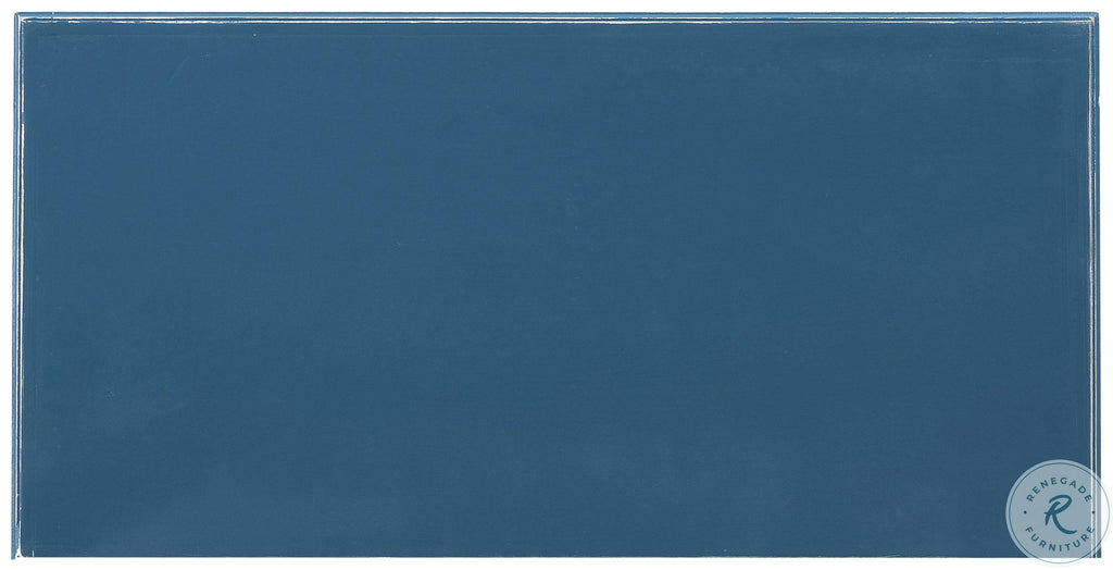 Blue White Two Door Cabinet F867206