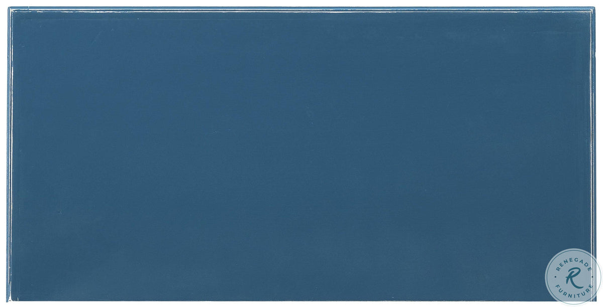 Blue White Two Door Cabinet F867206