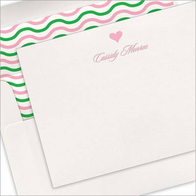 Heart Letterpress Note Cards Z336073