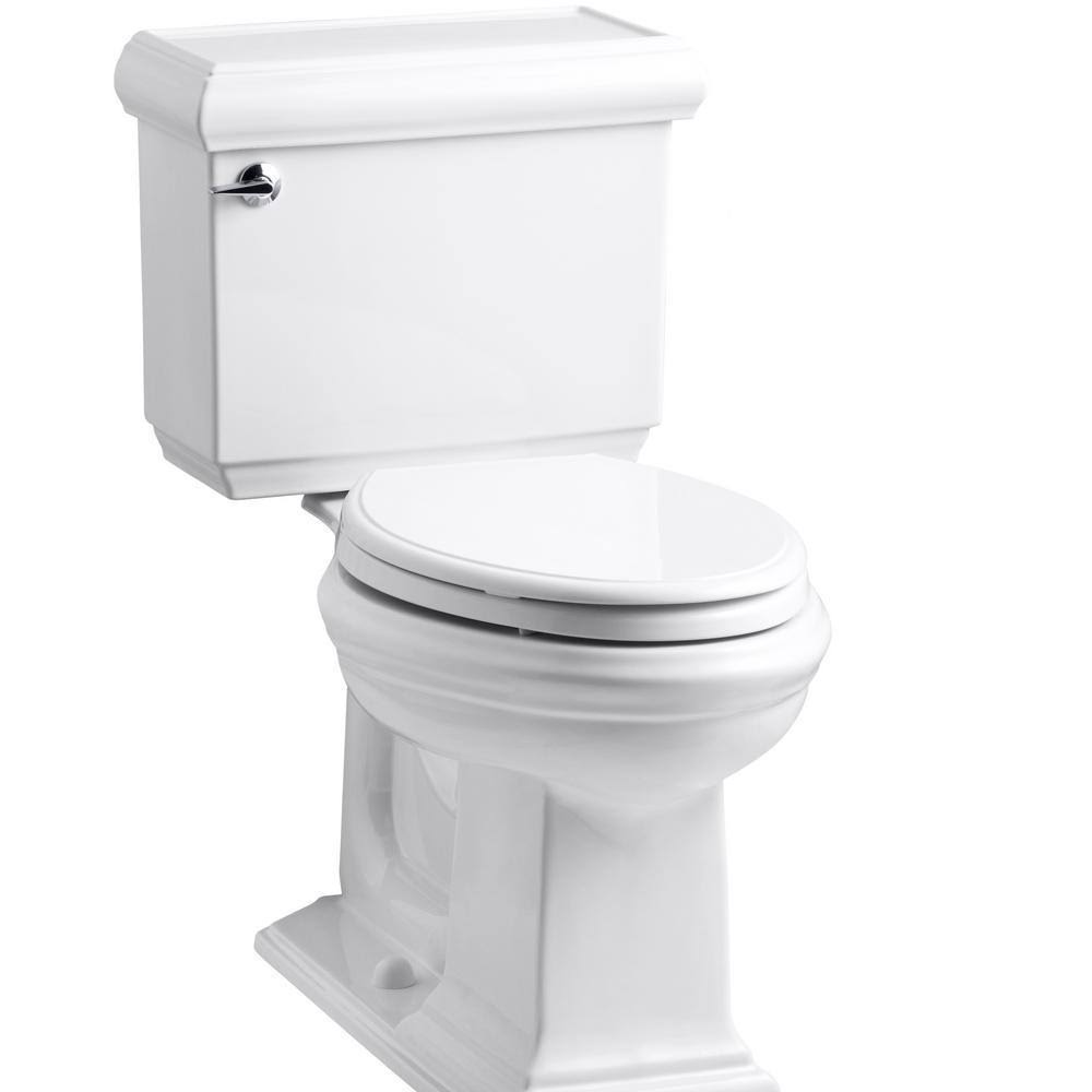 White 2-Piece 1.28 GPF Single Flush Elongated Toilet Y762