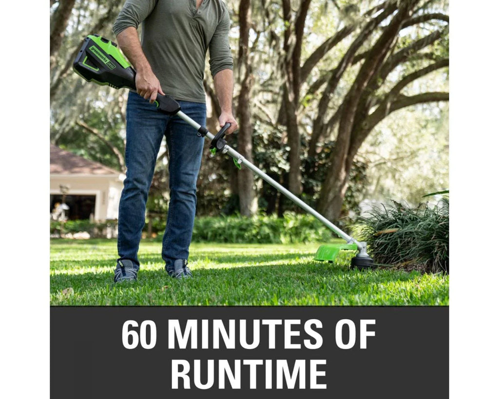 60V Cordless Battery String Trimmer with Battery & Charger V9714